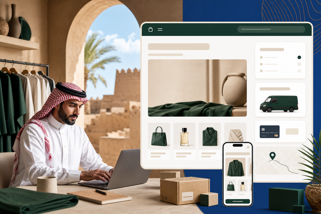 إنشاء متجر شوبيفاي احترافي للسوق السعودي